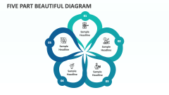 Five Part Beautiful Diagram - Slide 1