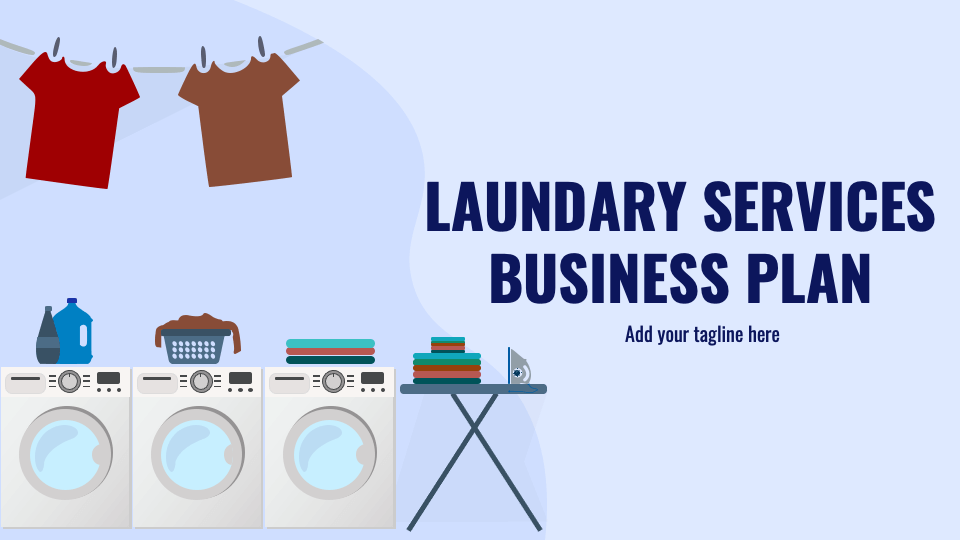 Laundry Services Business Plan PowerPoint and Google Slides Template