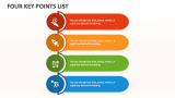 Four Key Points List - Slide 1