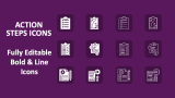 Action Steps Icons - Slide 1