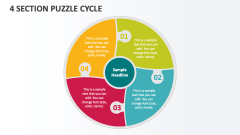 4 Section Puzzle Cycle - Slide 1
