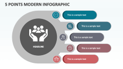 5 Points Modern Infographic - Slide 1