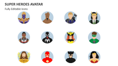 Super Heroes Avatar - Slide 1