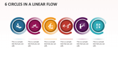 6 Circles in a Linear Flow - Slide 1