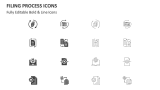 Filing Process Icons - Slide 2