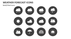 Weather Forecast Icons - Slide 1