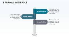 3 Arrows with Pole - Slide 1