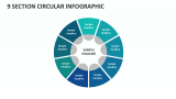 9 Section Circular Infographic - Slide 1