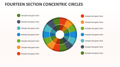 Fourteen Section Concentric Circles - Slide 1