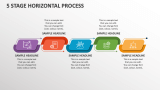 5 Stage Horizontal Process - Slide 1
