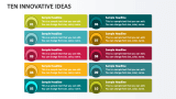 Ten Innovative Ideas - Slide 1