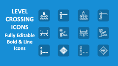 Level Crossing Icons - Slide 1