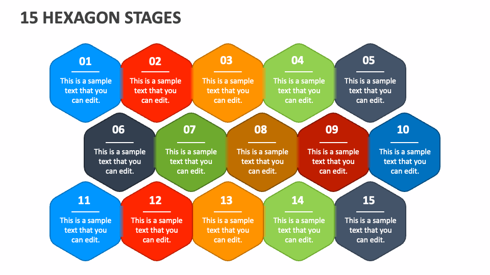 15 Hexagon Stages - Slide 1
