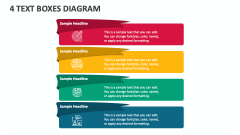 4 Text Boxes Diagram - Slide 1