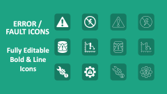 Error / Fault Icons - Slide 1