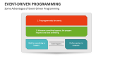 Some Advantages of Event-Driven Programming - Slide 5