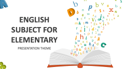 English Subject for Elementary - Slide 1