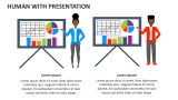 Human with Presentation - Slide 2