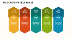 Five Creative Text Boxes - Slide 1