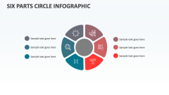 Six Parts Circle Infographic - Slide 1