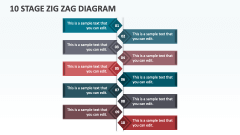 10 Stage Zig Zag Diagram - Slide 1