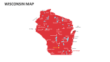Wisconsin Map - Slide 1