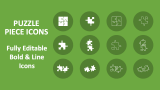 Puzzle Piece Icons - Slide 1