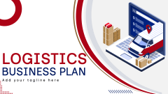 Logistics Business Plan Presentation - Slide 1