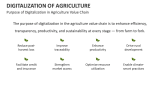 Purpose of Digitalization in Agriculture Value Chain - Slide 3