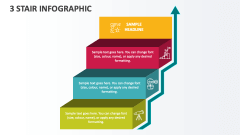 3 Stair Infographic - Slide 1