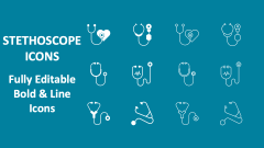 Stethoscope Icons - Slide 1