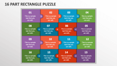 16 Part Rectangle Puzzle - Slide 1