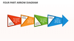 Four Part Arrow Diagram - Slide 1