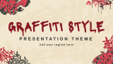 Graffiti Style Presentation Theme - Slide 1