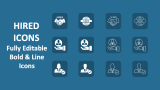 Hired Icons - Slide 1