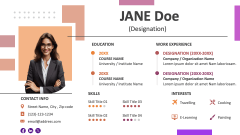 One Page Resume - Slide 1