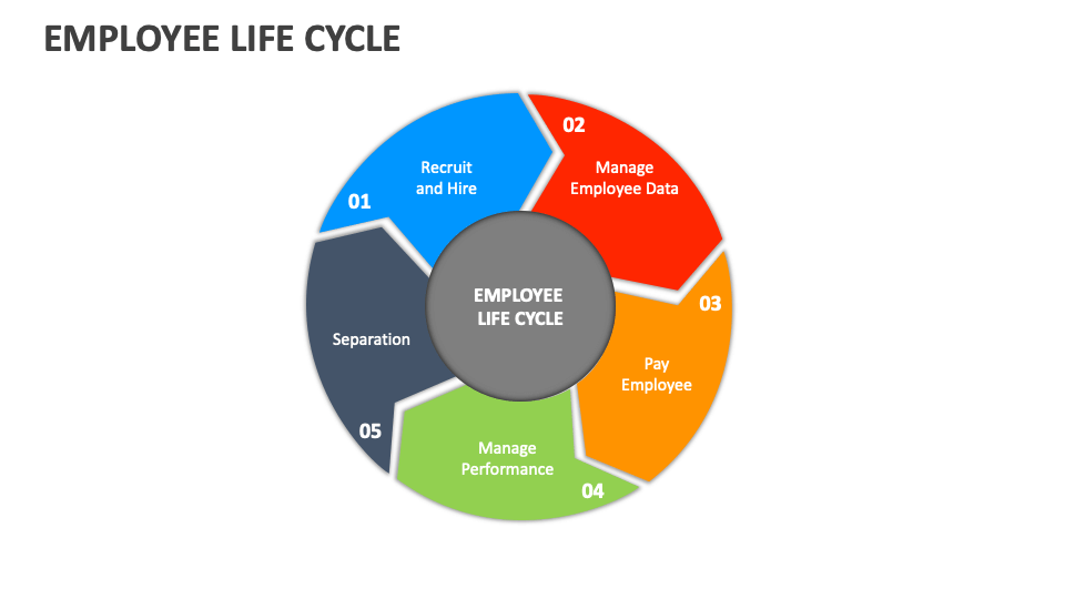 Employee Life Cycle Template for PowerPoint and Google Slides PPT Slides