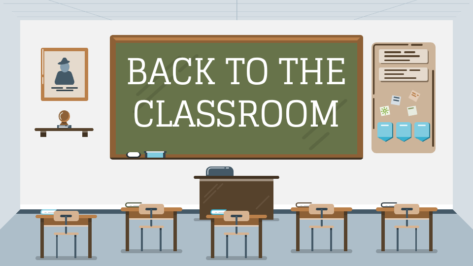 Free Back to the Classroom Presentation for Google Slides and PowerPoint