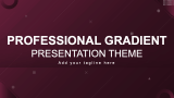 Professional Gradient Theme - Slide 1