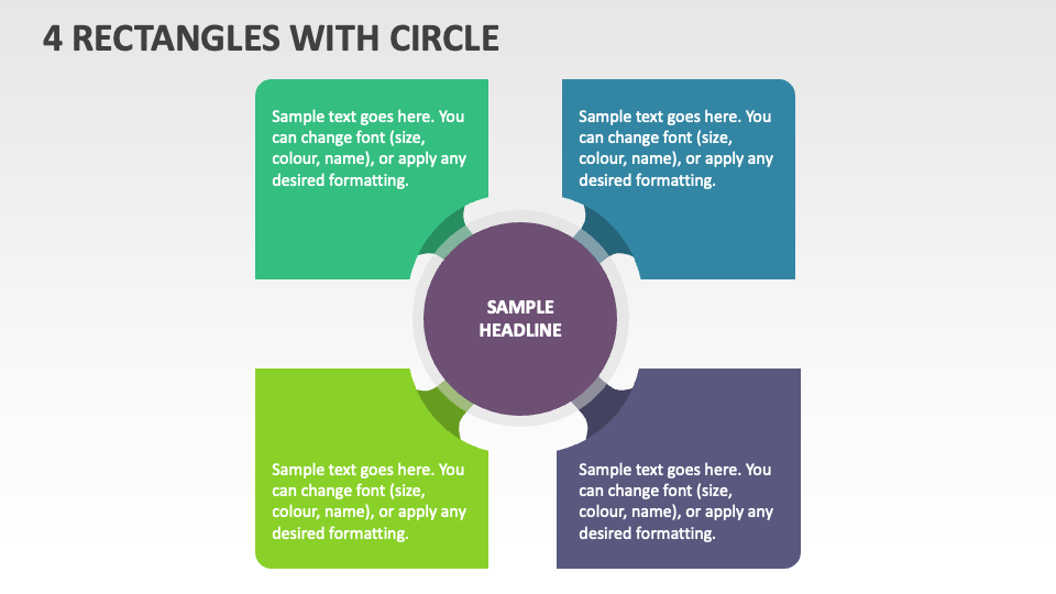 4 Rectangles with Circle - Slide 1