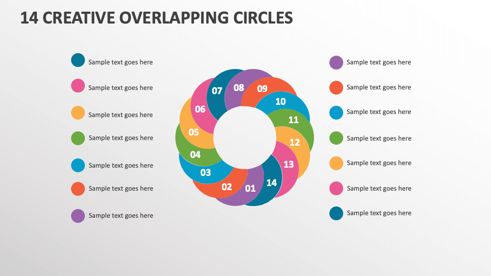 14 Creative Overlapping Circles - Slide 1