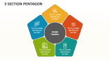 5 Section Pentagon - Slide 1