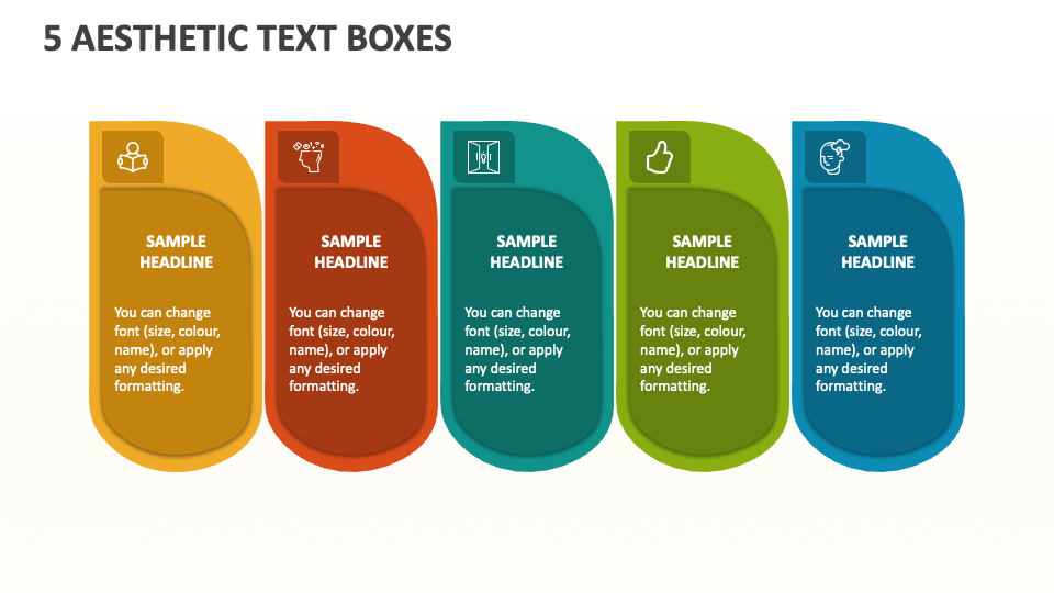 5 Aesthetic Text Boxes - Slide 1