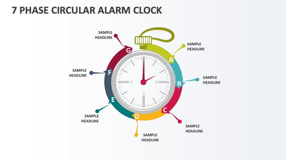 7 Phase Circular Alarm Clock - Slide 1