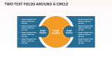 Two Text Fields Around a Circle - Slide 1