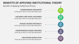 Benefits of Applying Institutional Theory - Slide 7