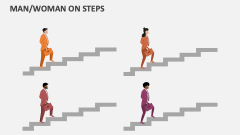 Man/woman On Steps - Slide 1