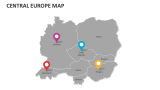 Central Europe map - Slide 3
