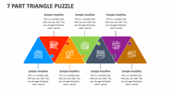 7 Part Triangle Puzzle - Slide 1