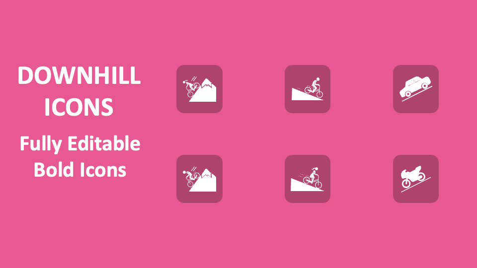 Downhill Icons - Slide 1
